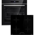 KKT KOLBE Backofen SET8019IH859RL, Einbau-Backofen mit Pyrolysereinigung und Induktionskochfeld, 7000W Leistung