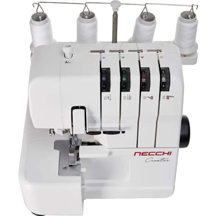 Necchi Overlock-Nähmaschine Necchi Overlock C12 Creator, 12 Stichmuster, 7 mm Stichbreite, robust und zuverlässig – Bild 5