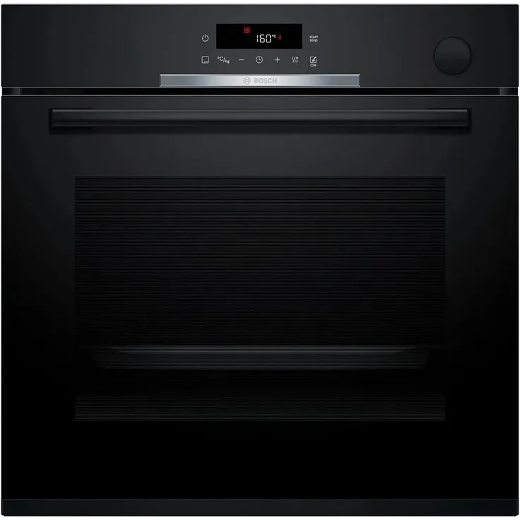 Bosch Serie 4 HRG312BB4, Elektrischer Ofen mit 71 l, 3600 W, Lüfterbetrieb, Schwarz