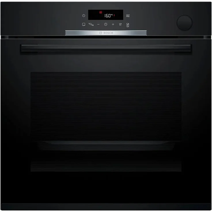Bosch Serie 4 HRG312BB4, Elektrischer Ofen mit 71 l, 3600 W, Lüfterbetrieb, Schwarz