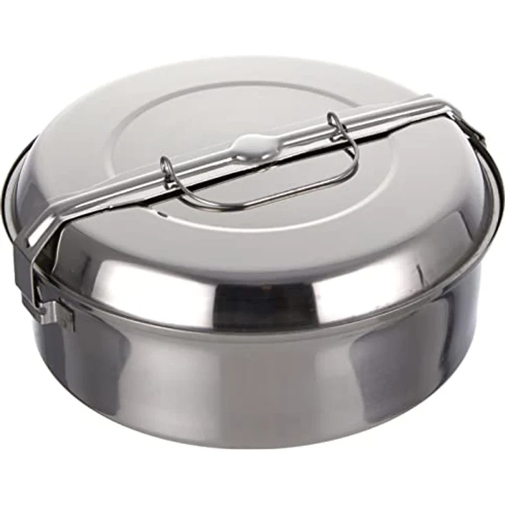 Ilsa 5041 Picknickbox, Edelstahl, silberfarben 20 cm Silber – Bild 2