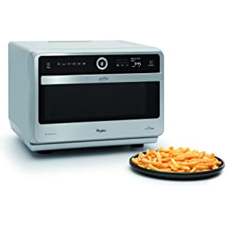 Whirlpool jt479ix Mikrowelle mit Grill, Standgerät, 33 Liter Garraum, schwarz, silber – Bild 5