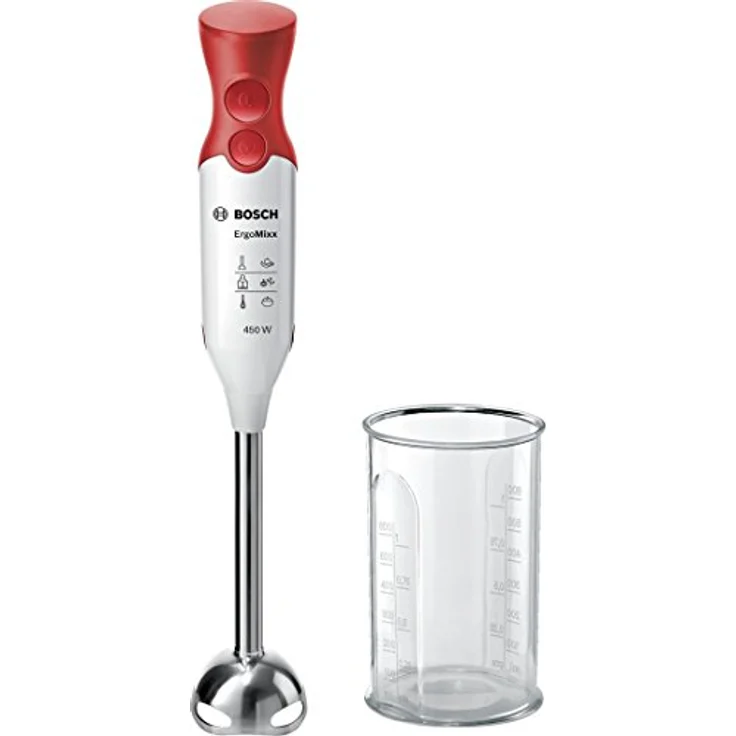 Bosch MSM64110 ergonomischer Stabmixer mit Edelstahl-Mixfuß QuattroBlade (450 W) – Bild 2