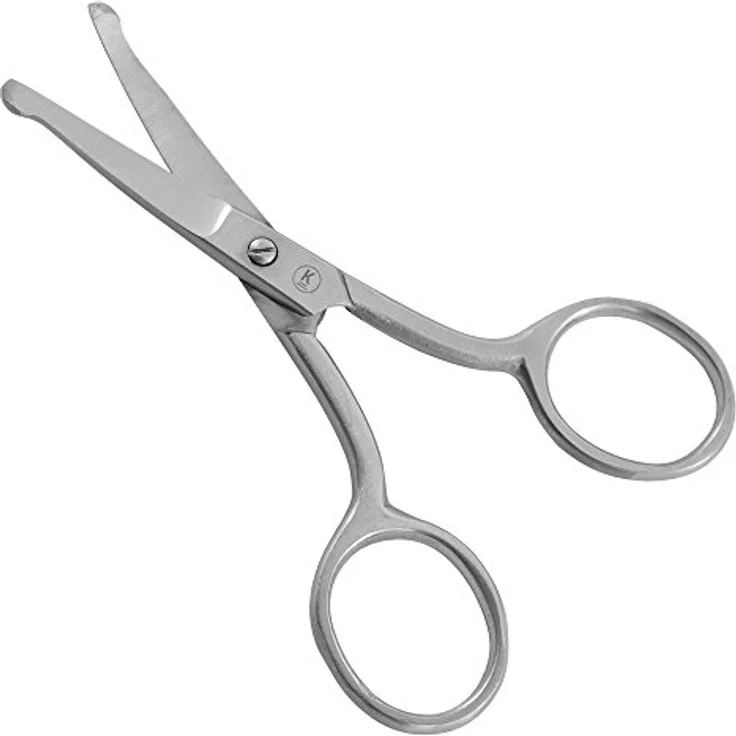K-Pro Nasenhaarschere Nasenschere Ohrenschere Bartschere Abgerundet 1 Stück – Bild 3
