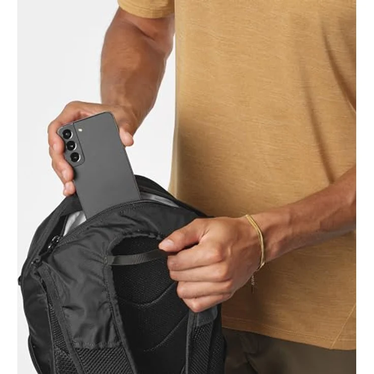 Salomon Sportrucksack TRAILBLAZER 30, mit reflektierenden Details, in Schwarz – Bild 6