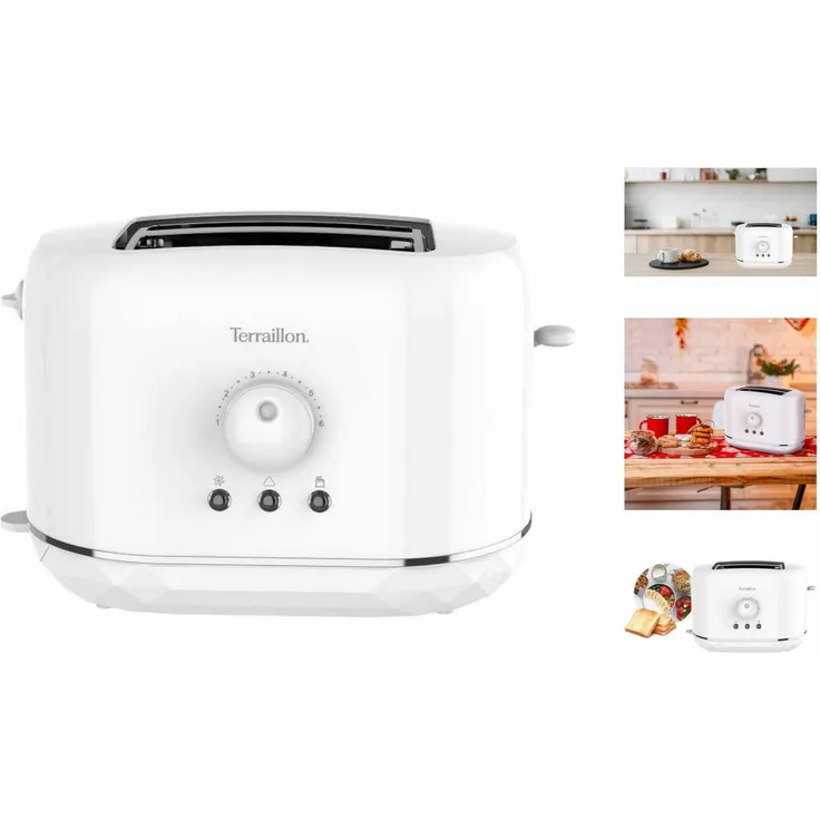 Terraillon Toaster Terraillon 15352 900 W, 900 W, Weiß