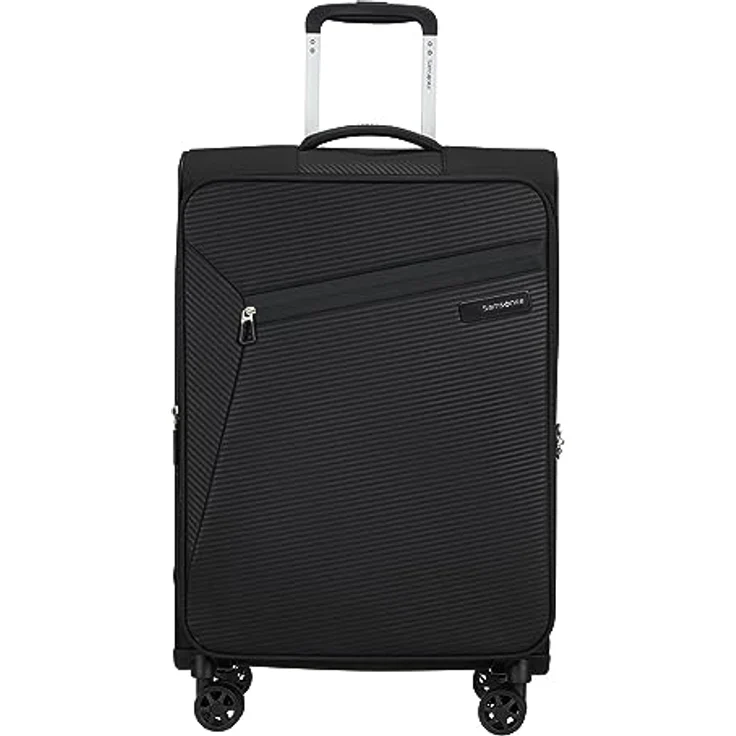 Samsonite Litebeam - Spinner M, Erweiterbar Koffer, 66 cm, 67/73 L, Schwarz (Black) – Bild 2