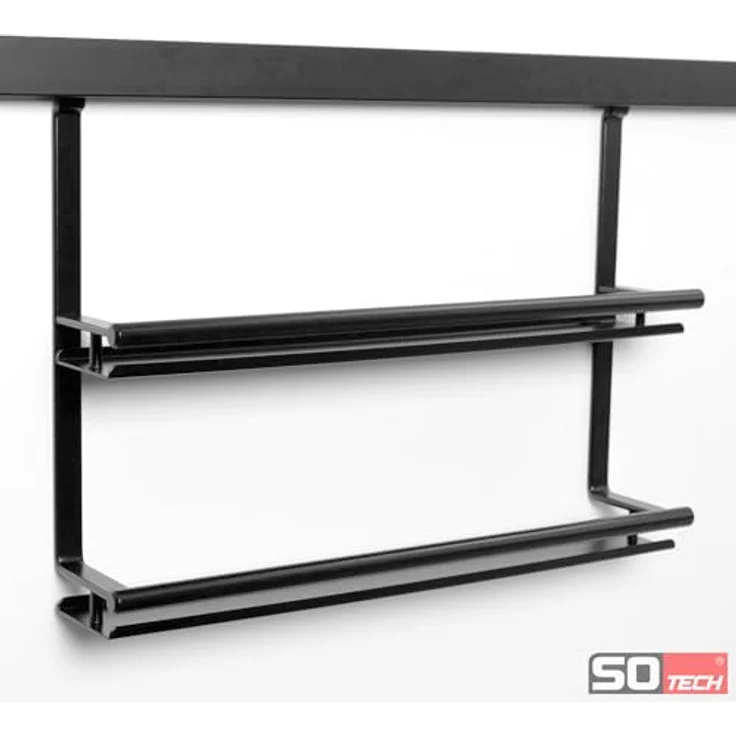 SOTECH Kesseböhmer Linero style Gewürzbord schwarz 2-etagig 380 x 80 x 271 mm zum Einhängen – Bild 3