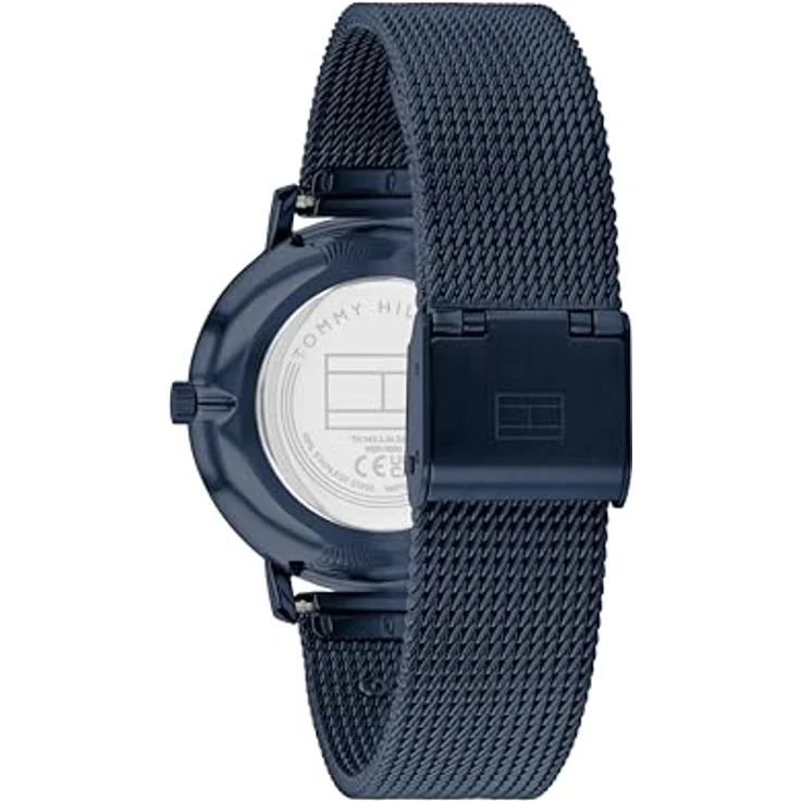 Tommy Hilfiger Zwei-Zeiger-Quarzwerk-Uhr für Damen mit 35-mm-Gehäuse und marineblauem Edelstahl-Mesh-Armband - 1782740 – Bild 3