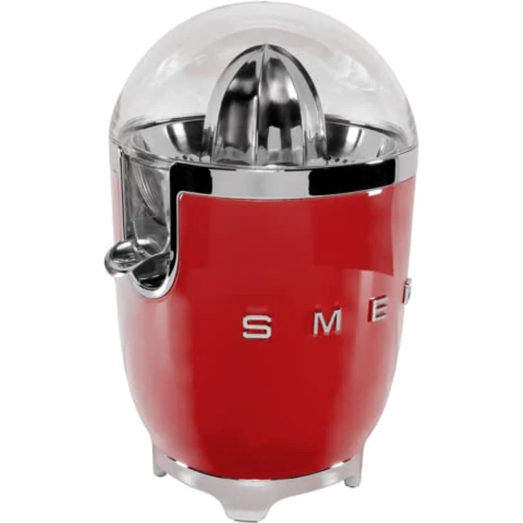 Smeg CJF01RDEU Zitruspresse, 70W, Edelstahl, rot,, Serie: CJF01 – Bild 2