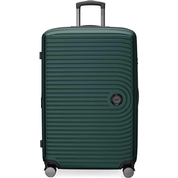 Hauptstadtkoffer Mitte - Großer Hartschalenkoffer, TSA, 4 Rollen, Check-In Gepäck mit 8 cm Volumenerweiterung, 77cm, 130 Liter, Waldgrün – Bild 2