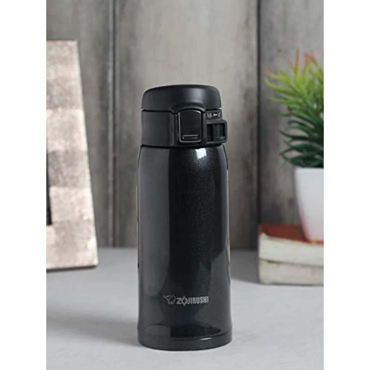 ZOJIRUSHI Thermoskanne Getränke, Edelstahl, Schwarz Glanz, 6.5 x 7 x 17.5 cm – Bild 5