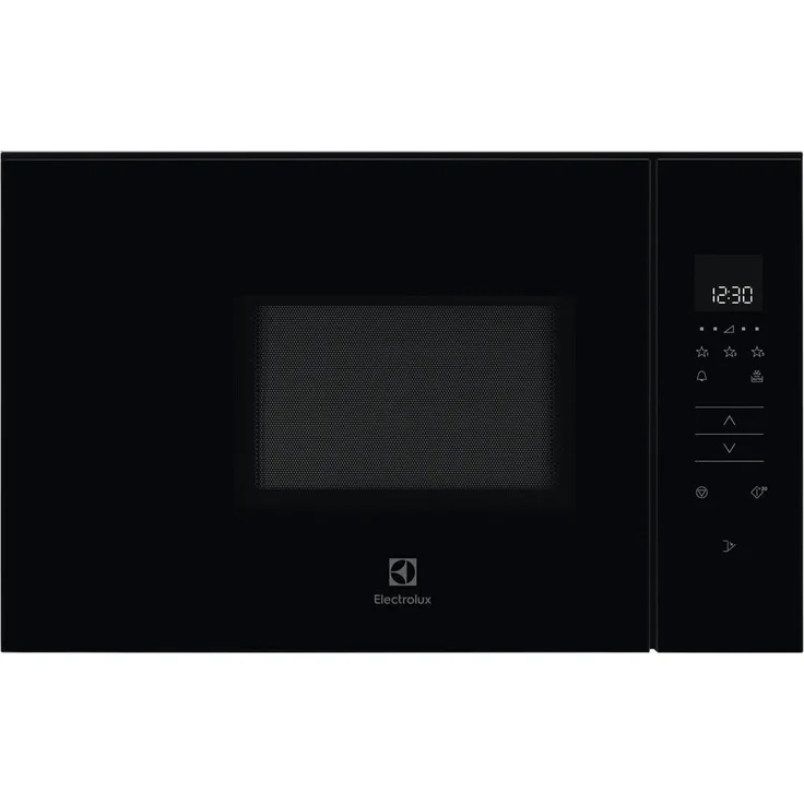Electrolux Einbaumikrowelle, Schwarz, 59.4x37.1x31.6 cm, mit Garraumbeleuchtung, LED-Display, Auftaufunktion, digitalem Timer, Automatik-Kochprogrammen und Kindersicherung