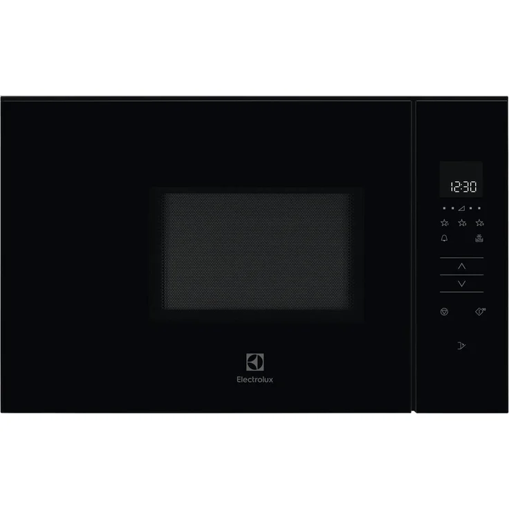 Electrolux Einbaumikrowelle, Schwarz, 59.4x37.1x31.6 cm, mit Garraumbeleuchtung, LED-Display, Auftaufunktion, digitalem Timer, Automatik-Kochprogrammen und Kindersicherung