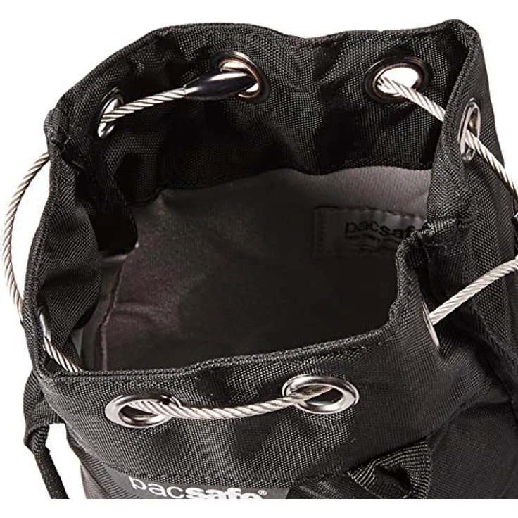 Pacsafe Travelsafe 3L GII - Mobiler Safe mit TSA-Zahlen Schloß, Trage-Tasche mit Anti-Diebstahl Technologie, 3 Liter Volumen, Schwarz/Black – Bild 5