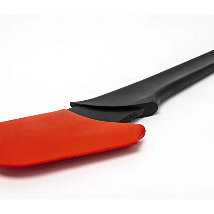 Westmark Koch- und Backset, 2tlg., Rührschüssel mit Deckel 3,5 l und Teigschaber mit abnehmbaren Silikon-Elementen, Kunststoff/Silikon, Duo, Weiß/Rot/Schwarz, 315522E6 – Bild 3