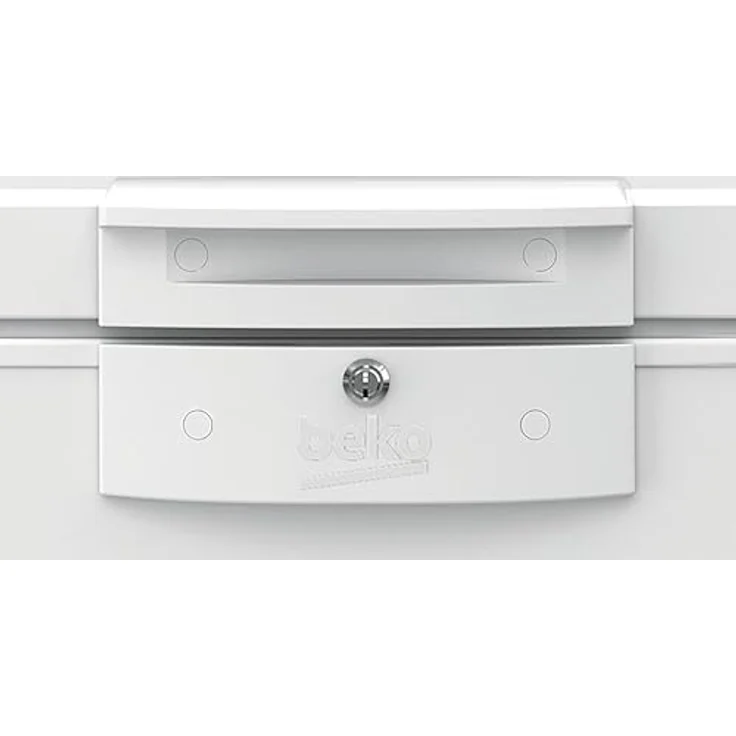 Beko HSM46740 Gefriertruhe groß, 451 l Nutzvolumen, 3 Gefrierkörbe, Innenbeleuchtung, abschließbar, Weiß - Preisvergleich – Bild 3