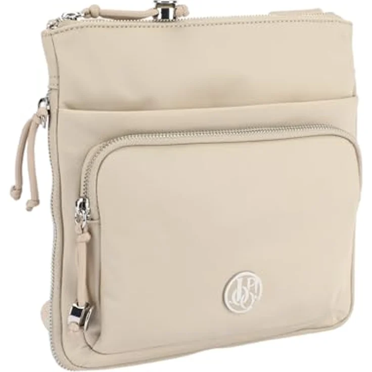 Joop! Jeans Lietissimo 1.0 Lilou Umhängetasche, beige, 25 cm x 3 cm x 24 cm, 100% Nylon mit Dehnfalte – Bild 2