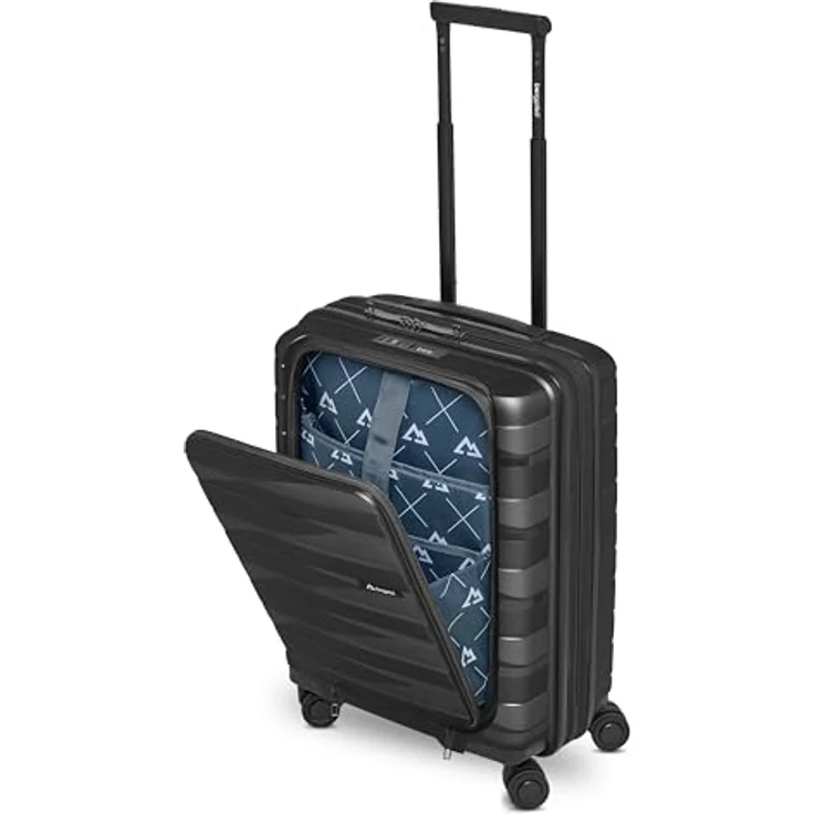 Bergpfeil Handgepäck Koffer mit Laptopfach, ultra-leicht, 40 x 23 x 55 cm, erweiterbar auf 55 Liter, nur 3,06 kg – Bild 4