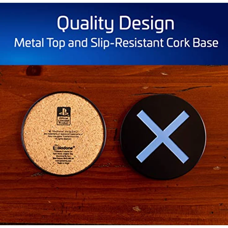 Playstation Metall Untersetzer, Weißblech, mehrfarbig, 1x 9x 9cm - Preisvergleich – Bild 3