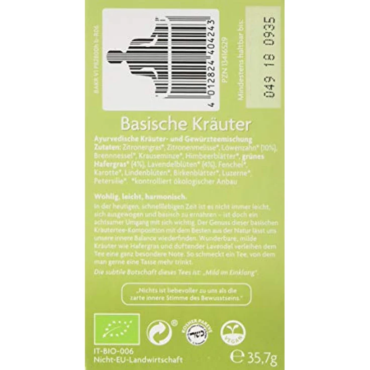 YogiTea Bio Basische Kräuter – Bild 2