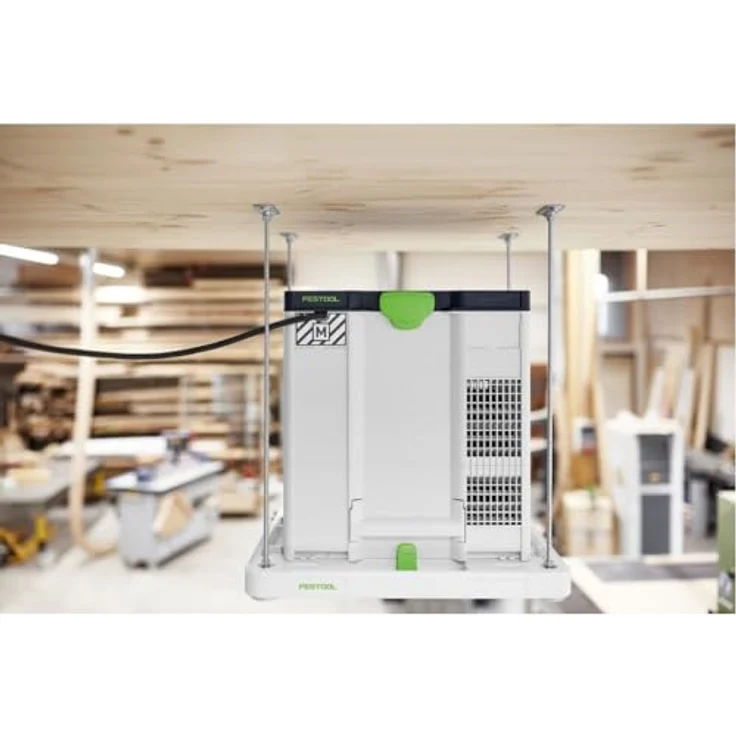Festool Deckenhalterung DH-SYS-AIR, universelle Befestigung für Luftreiniger, 7,5 m Kabellänge, kompakt und mobil – Bild 3