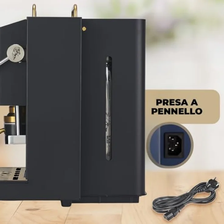 Faber Coffee Machines Faber Pro Deluxe 3.0 Kaffeepadmaschine, Messing-Details, ESE Pads, hygienischer Wassertank aus Glas, magnetisch abnehmbare Brühgruppe – Bild 5
