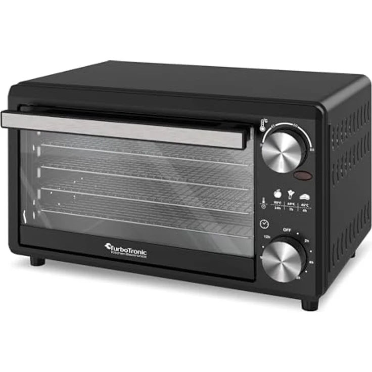 TurboTronic TurboWave BIO Dörrgerät, 5 Ebenen, 350 Watt, schwarz, Metall - Preisvergleich – Bild 5