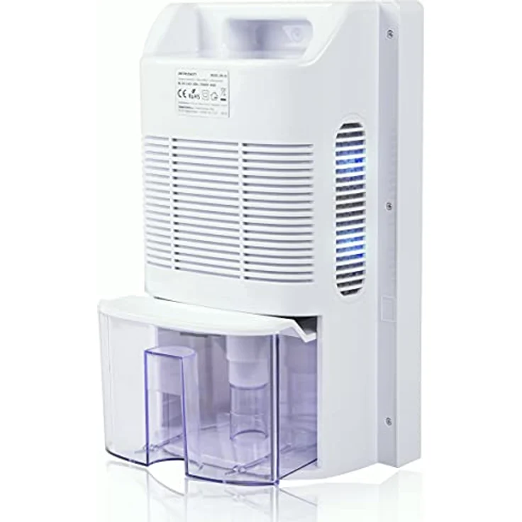 BERDSEN Luftentfeuchter mit Luftreinigungsfunktion, Peltier-Technologie, UV, 700 ml/Tag, 2000 ml Wassertank, leises Arbeiten, Timer, für Räume bis 30 m³ – Bild 5