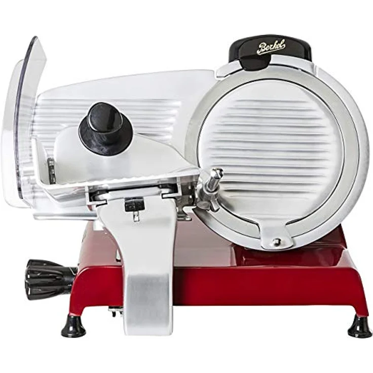 Berkel Allesschneider Red Line 250, inkl. Schneidebrett, 190W, aus Esche und Edelstahl, rot – Bild 7