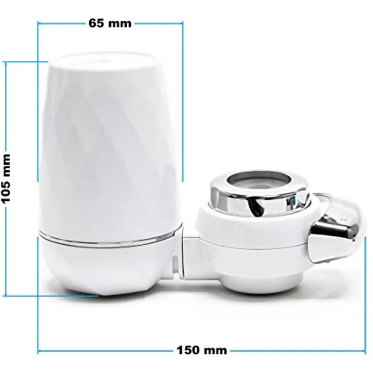 Wiltec Naturewater NW-LT-H2A, 9 Stufen On Tap Wasserfilter mit 120 L/h Durchflussrate, kompakter Wasserhahnfilter mit Edelstahlfilter und 360° drehbarem Kopf – Bild 5