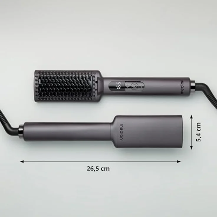 Medion® Glätteisen Haarglättbürste HB1 (MD19859) Keramik-Turmalin, Ionen-Technologie, weiß – Bild 8