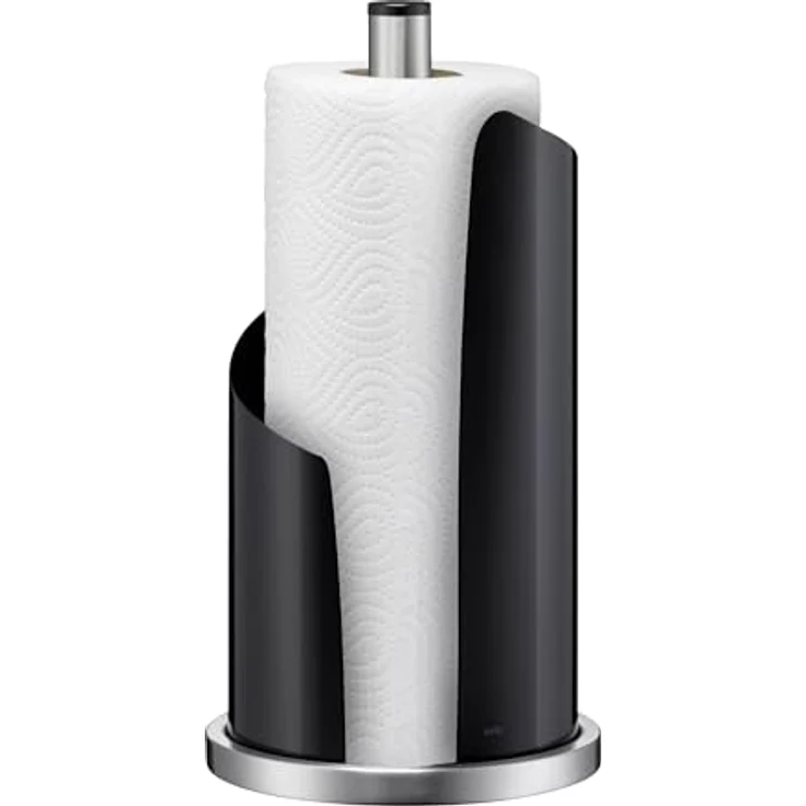 Kela 11200 Küchenrollenhalter, 15 cm Durchmesser, Edelstahl-Metall, Stella, Schwarz – Bild 2