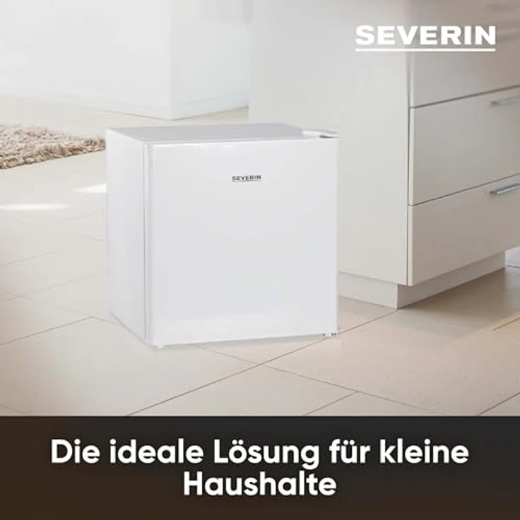 SEVERIN Mini Gefrierschrank GB 8886, 32 L Nutzinhalt, weiß, mit Glasablage, leiser Betrieb – Bild 3