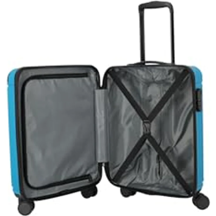 Travelite Trolley Cruise 4w Trolley S, kompakter Handgepäckkoffer aus robustem ABS-Kunststoff, 39 x 20 x 55 cm, Petrol – Bild 4