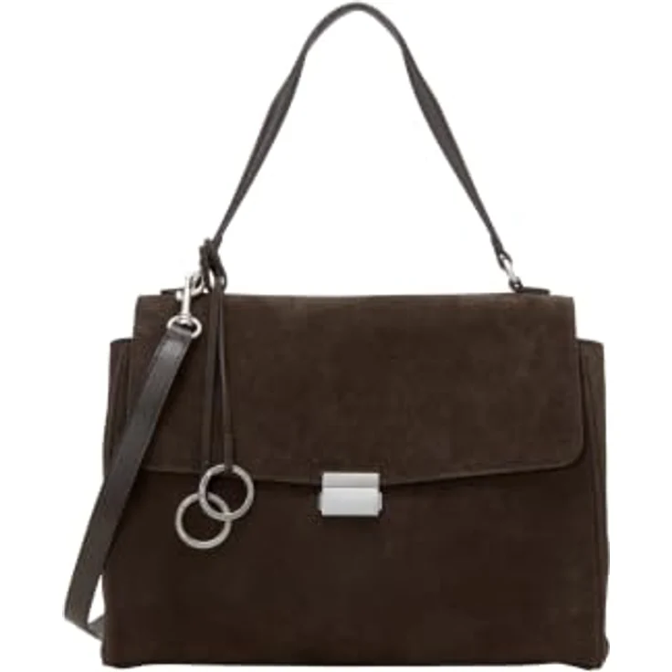 Marc O'Polo Schultertasche Leder 45 cm, braun, 100% Leder, 45 cm x 12 cm x 36 cm – Bild 1