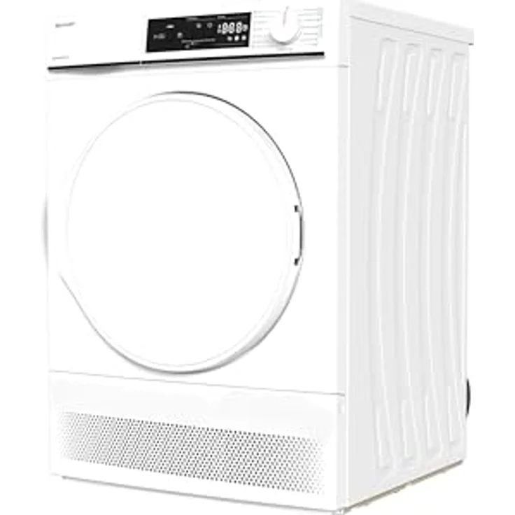 Sharp KD-NCA0S7PW9-DE Kondenstrockner Frontlader, 10 kg, 15 Programme, 29 Min. Kurzprogramm, Schontrommel, LED-Innenbeleuchtung, Kindersicherung, Weiß – Bild 4