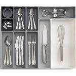 Joseph Joseph Besteckkasten Joseph Joseph Blox™ 10-teiliges Schubladen-Organizer-Set, modulares Design in verschiedenen Größen, rutschfeste Füße, für Besteck und mehr, Joseph Joseph (Set, 14 St)