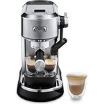 De'Longhi EC950 M Siebträgermaschine, Espressomaschine mit Thermoblock-Heizsystem, 3 Temperatur- und Milcheinstellungen, Zubehörschublade