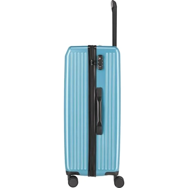 Paklite Sienna 4 Rollen Kofferset 3-teilig, (100 l, XL), robustes ABS, Zahlenschlösser, TSA Schloss – Bild 4