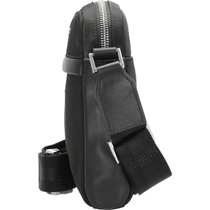 Hugo Boss Bodybag Highway NS Zip, stilvolle Crossbody Bag aus recyceltem Polyester, schwarz, kompakte Größe 18 x 5.5 x 21 cm – Bild 3