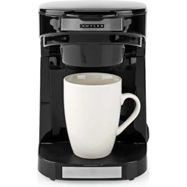 MELISSA Butler Compact Kaffeemaschine, 2 Tassen, 0,25 L, 450 W, energiesparend mit automatischer Abschaltung, inkl. Nylonfilter, ideal für Wohnmobil und kleine Küchen – Bild 2