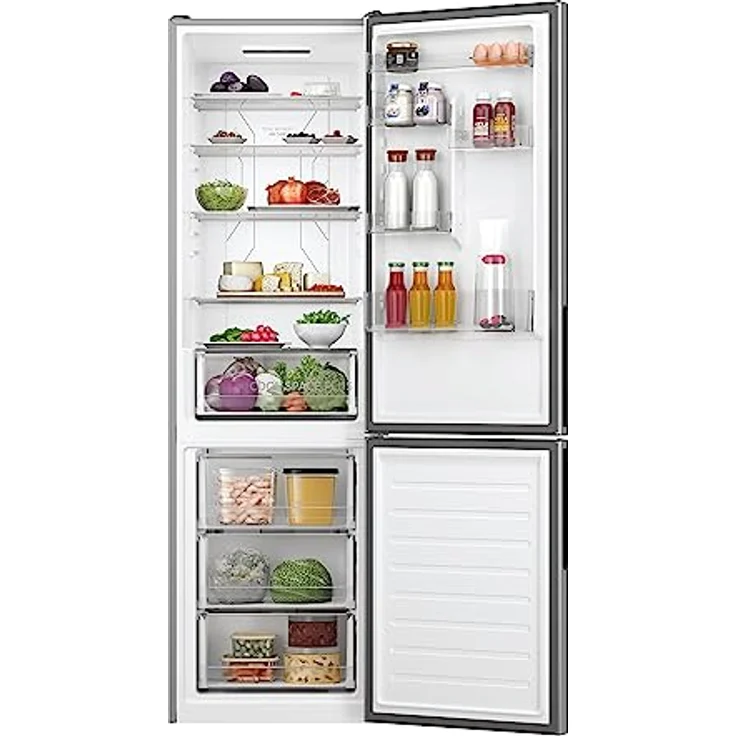 Hoover HOCE4T620CX 2D Kühl-Gefrier-Kombination/Freistehend / Total No Frost/Wifi connected & Smart hOn–App / Energieklasse C / Inox Look [Energieklasse C] – Bild 3