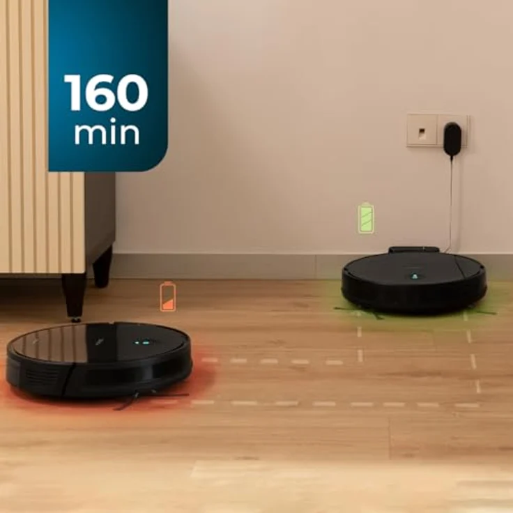 Cecotec Robot-Staubsauger Conga 2499 Ultra Genesis mit Gyroskop-Technologie. Wischt, saugt und kehrt gleichzeitig, 2200 Pa, App, Multifunktionsbürste, Mischbehälter, 3 L, WiFi und Bluetooth. – Bild 4