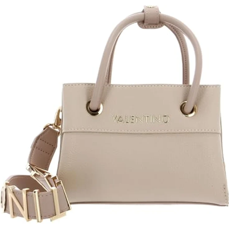 Valentino Bags Alexia Shopping 805, elegante Handtasche im Beige, ideal für Abendgarderobe – Bild 1