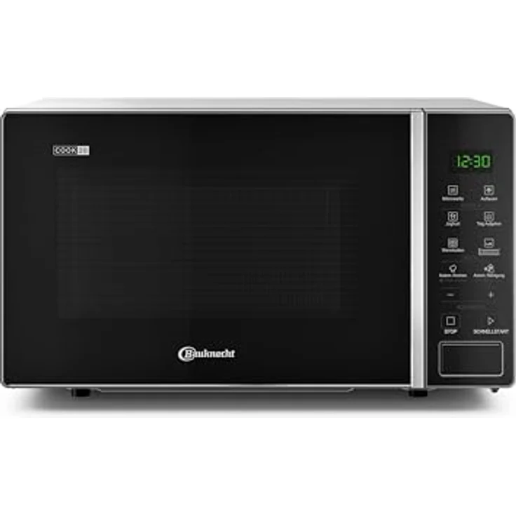 Bauknecht Mikrowelle MWR 201 B/Automatikprogramme/Mikrowelle 700 Watt / 5 Leistungsstufen/Schmelzfunktion für Käse, Schokolade oder Butter/schwarz – Bild 1