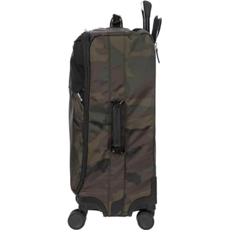 Brics Replay Camouflage Kabinentrolley 4 Rollen, 55 cm, Grün, 41 l mit arretierbarem Griff und praktischen Außentaschen – Bild 4