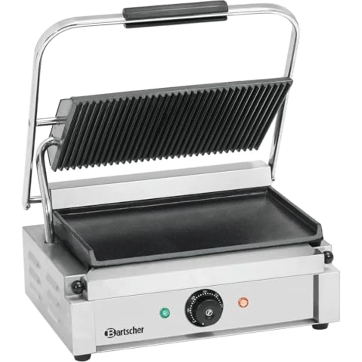 Bartscher A150676 Kontaktgrill, 33,5 x 23 cm, Gusseisen-Grillplatten, 2200 Watt – Bild 4