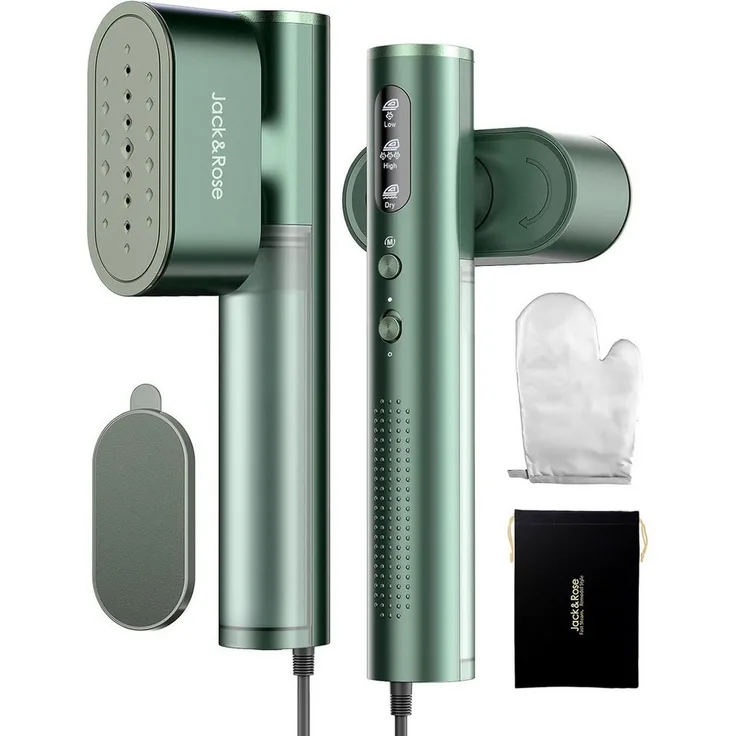 Oneisall KALO 2-in-1 Reise-Dampfbügeleisen, 1000W Dampfglätter mit Dualer Spannung, 150 ml Wassertank, tragbar, 3 Bügelmodi