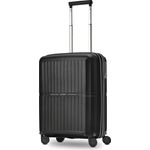 Pactastic Ultra-leicht Hartschalen Kabinen-Koffer | Kleiner Cabin-Trolley 39 x 22 x 55 cm | von 43 auf 50 Liter erweiterbar nur 2,7 kg, Polypropylen | 4 Doppelrollen & TSA (Collection 01+)